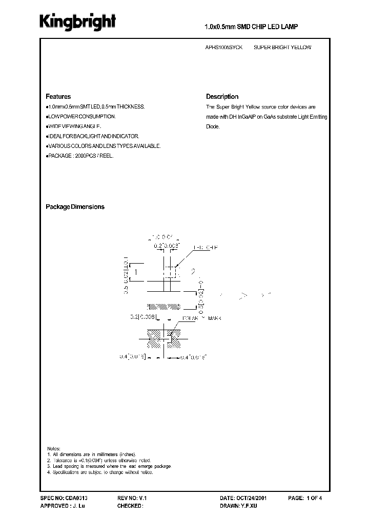 APHS1005SYCK_1210906.PDF Datasheet