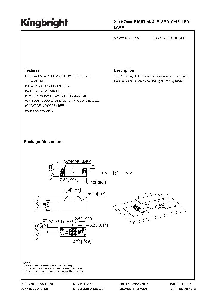 APJA2107SRCPRV_1210921.PDF Datasheet