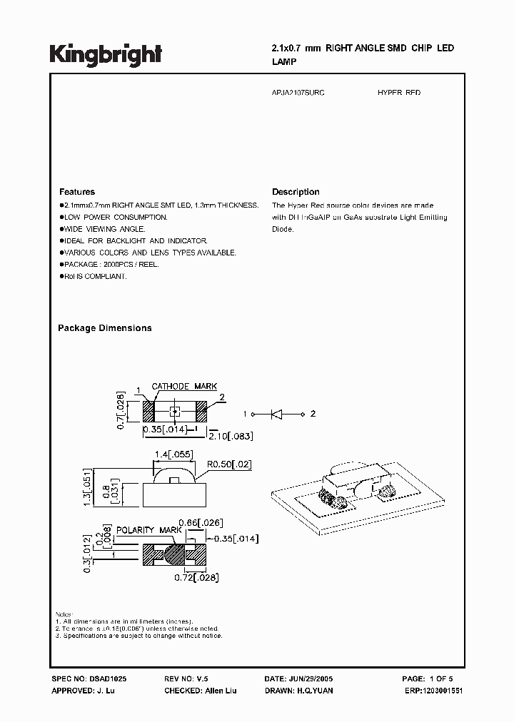 APJA2107SURC_1210922.PDF Datasheet