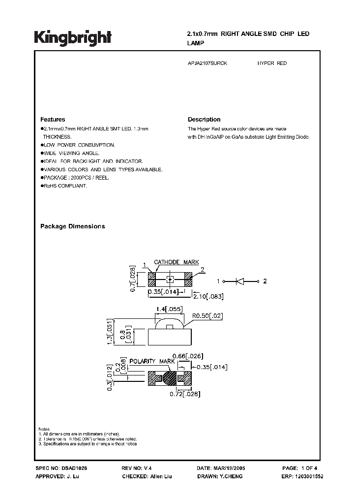 APJA2107SURCK_1210923.PDF Datasheet