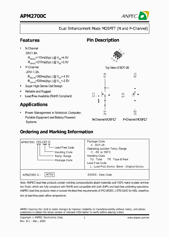 APM2700CCCTUL_1211100.PDF Datasheet