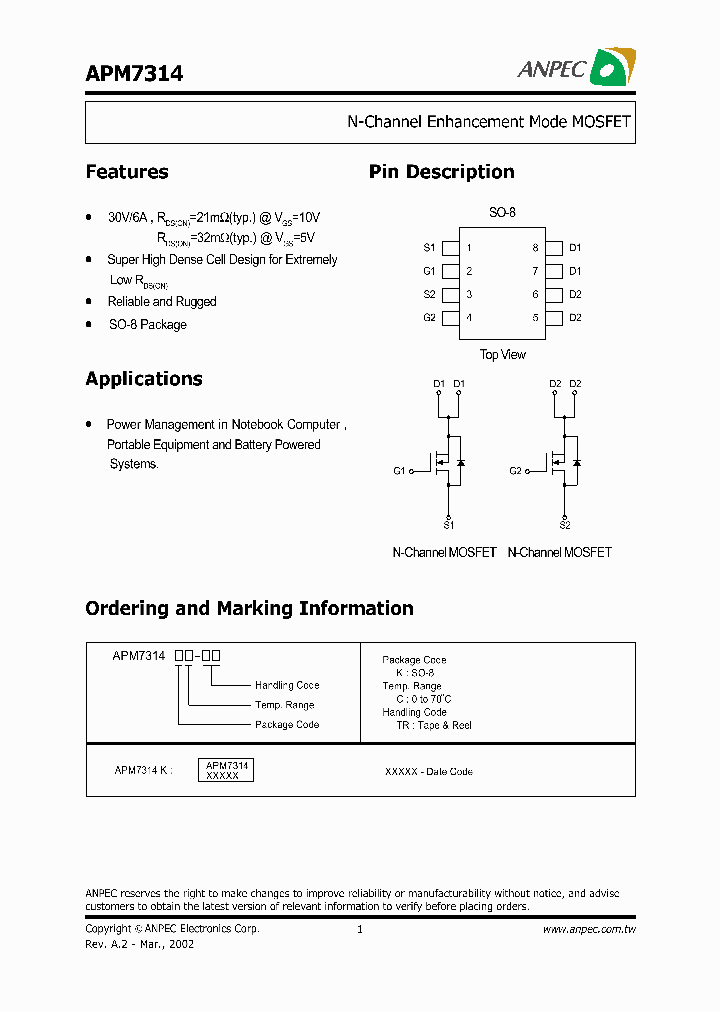 APM7314KC-TR_1211155.PDF Datasheet
