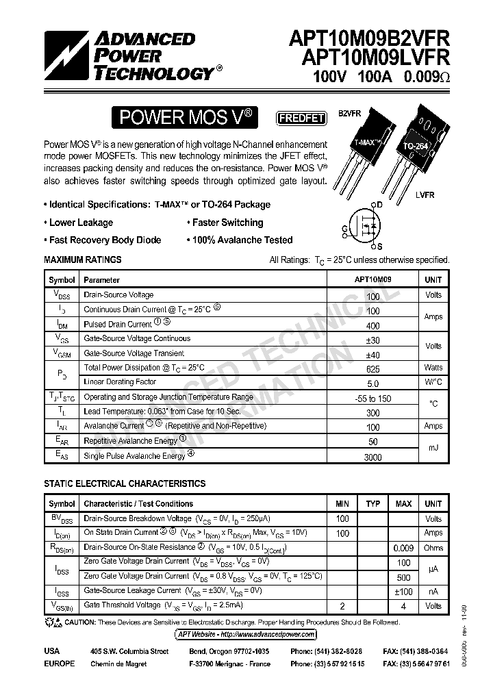 APT10M09LVFR_1211302.PDF Datasheet