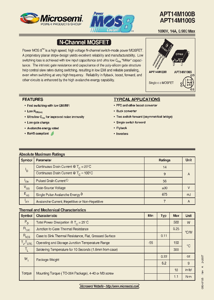 APT14M100S_1211353.PDF Datasheet