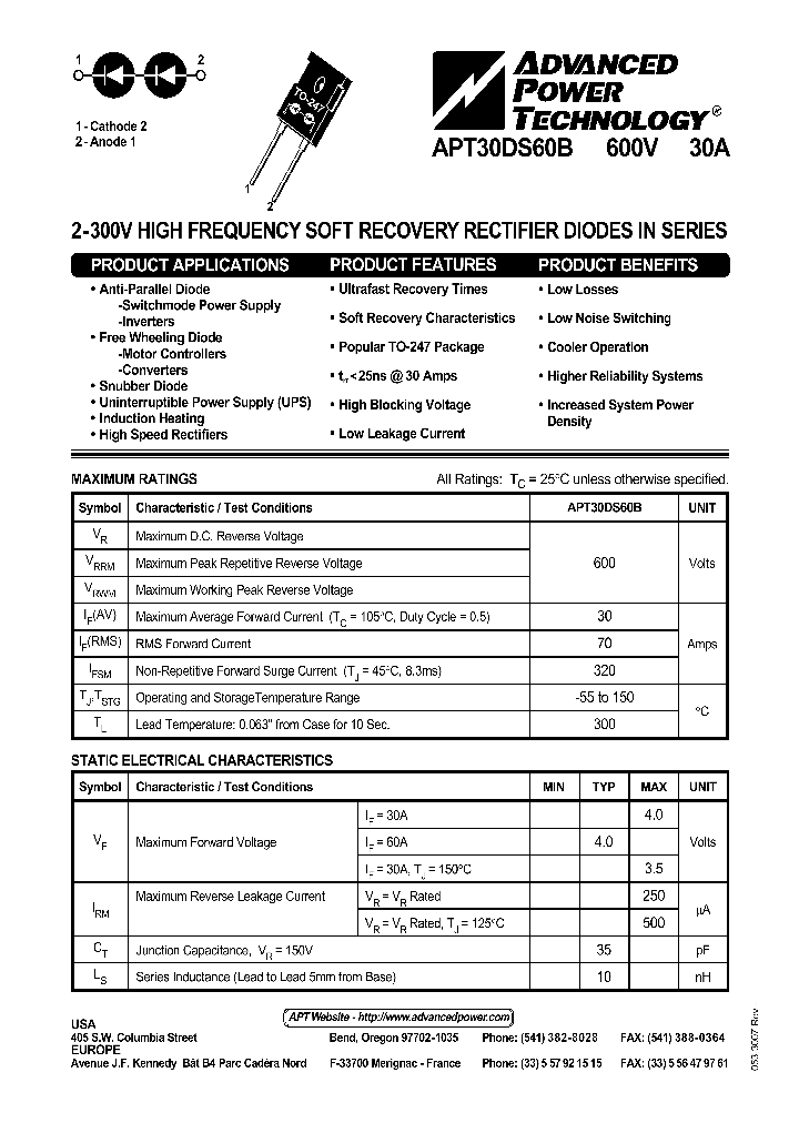 APT30DS60B_1211562.PDF Datasheet
