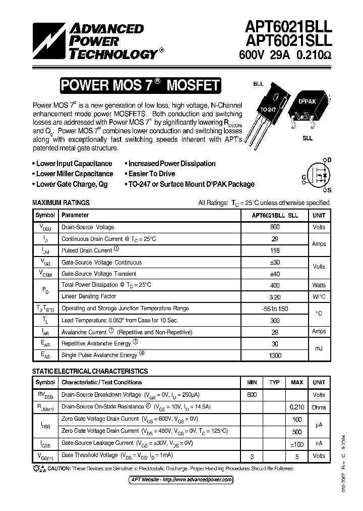 APT6021SLL_1211833.PDF Datasheet