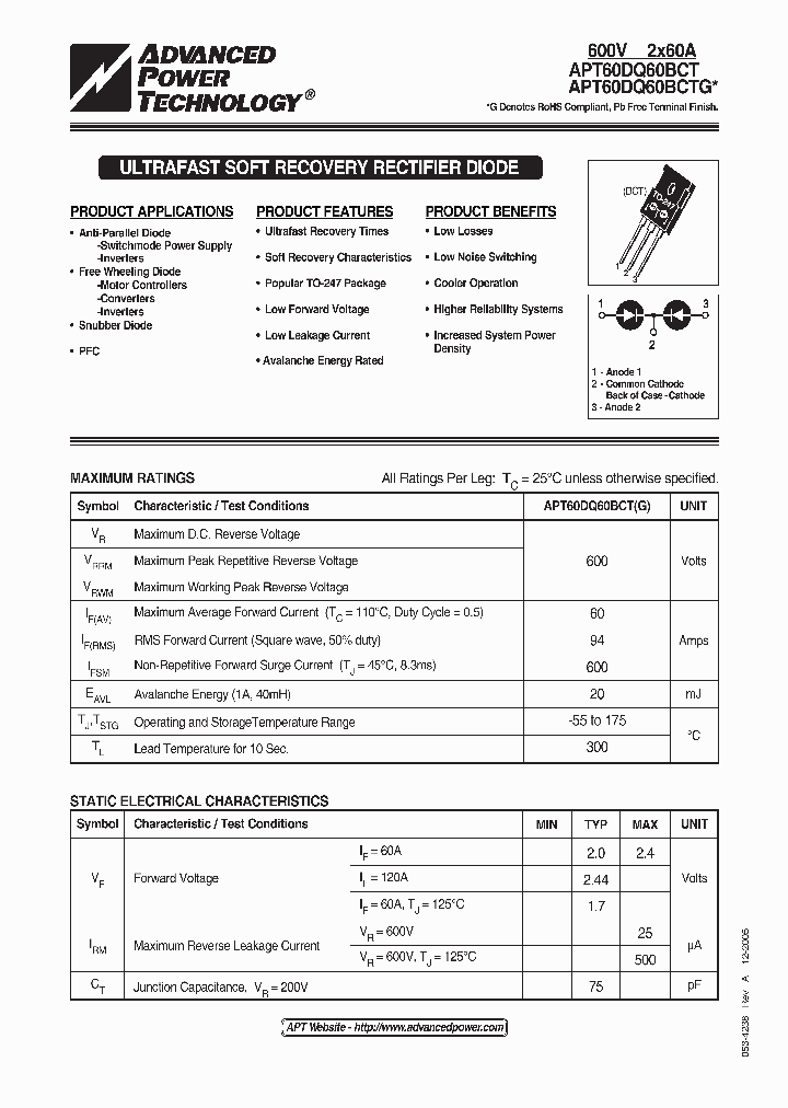 APT60DQ60BCT_1169134.PDF Datasheet