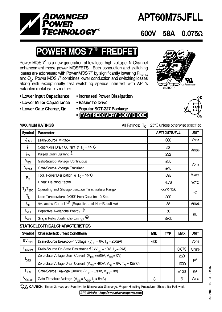 APT60M75JFLL04_1211899.PDF Datasheet