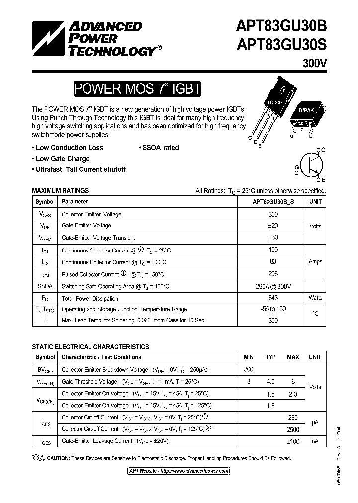 APT83GU30B_1168973.PDF Datasheet