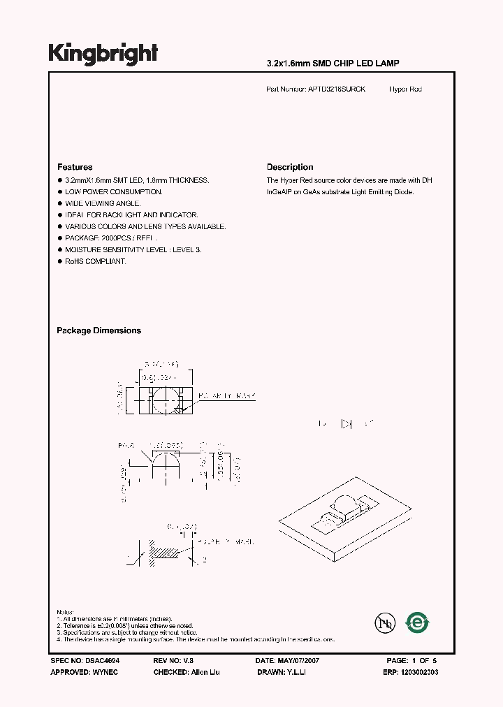 APTD3216SURCK_1212083.PDF Datasheet