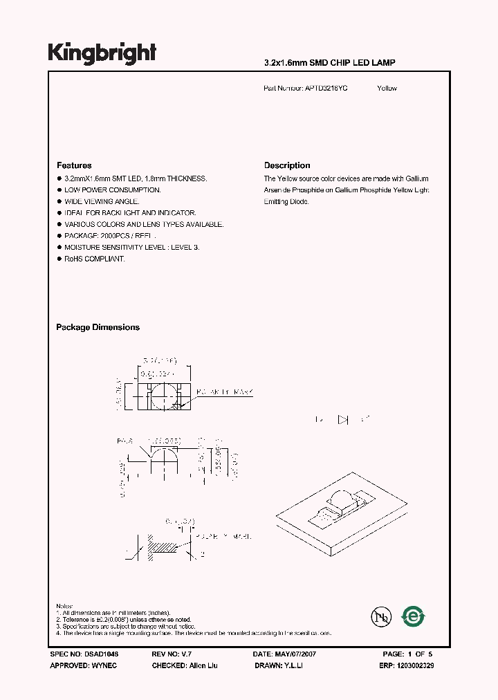 APTD3216YC_1212087.PDF Datasheet