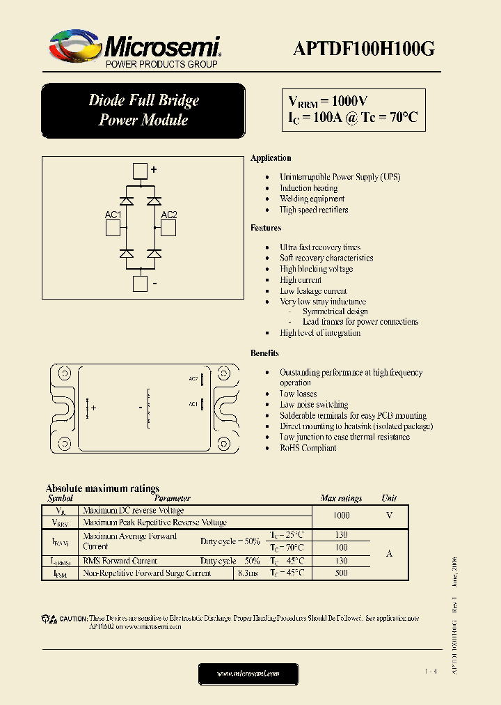 APTDF100H100G_1212091.PDF Datasheet