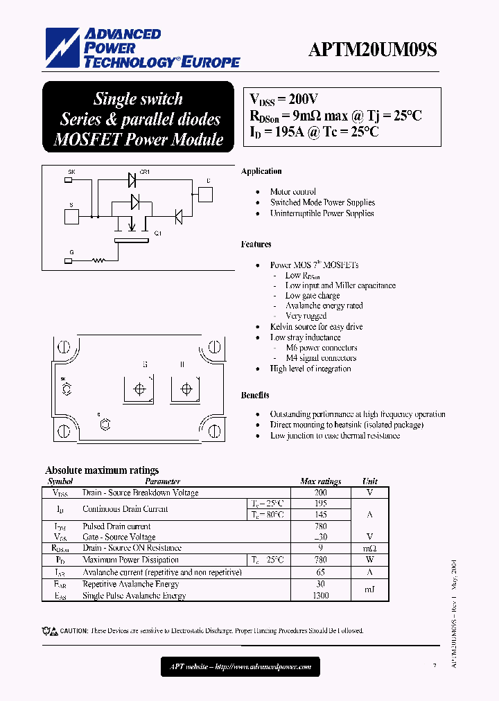 APTM20UM09S_1212673.PDF Datasheet