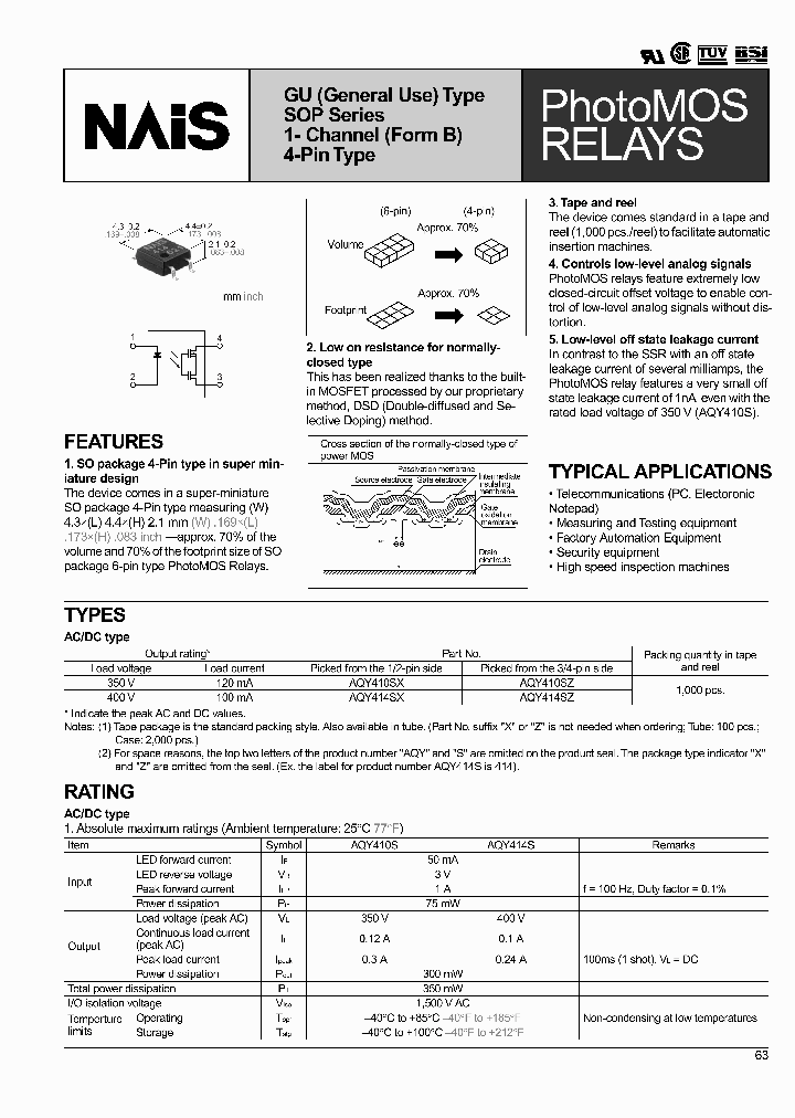 AQY414SZ_1212851.PDF Datasheet