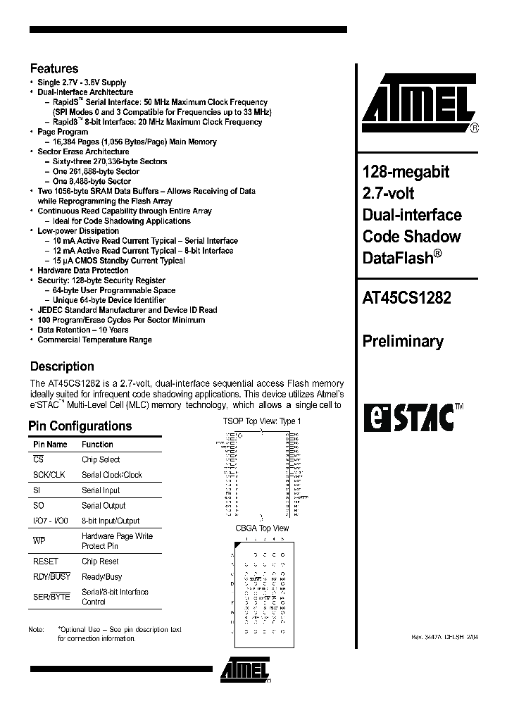 AT45CS1282_1213936.PDF Datasheet