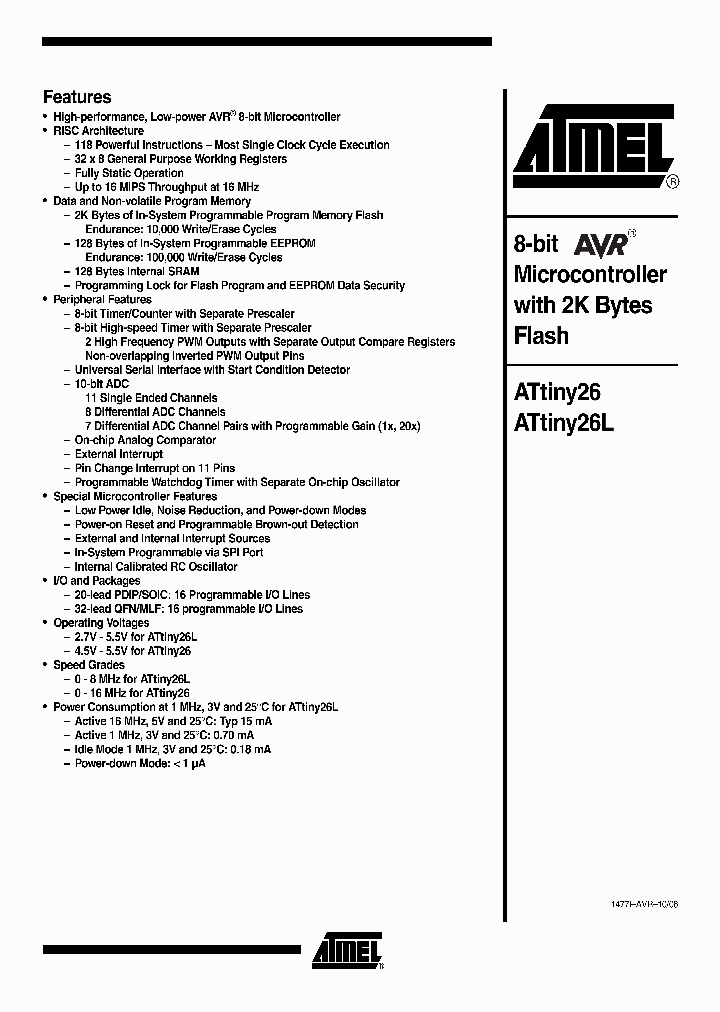 ATTINY2606_1214700.PDF Datasheet