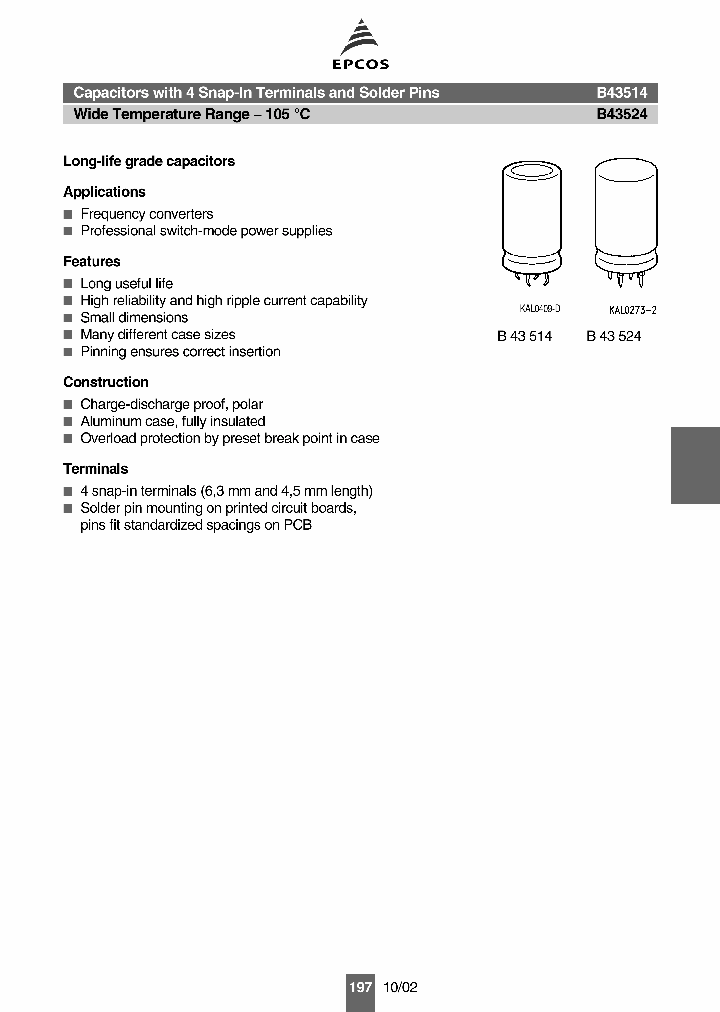 B43524_1112075.PDF Datasheet