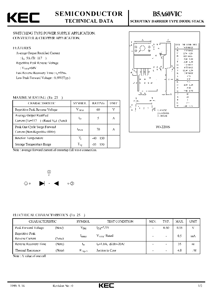 B5A60VIC_1216160.PDF Datasheet