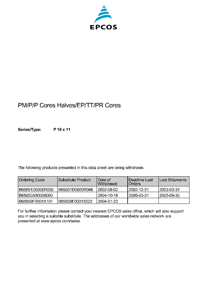 B65659F0001X101_1216182.PDF Datasheet