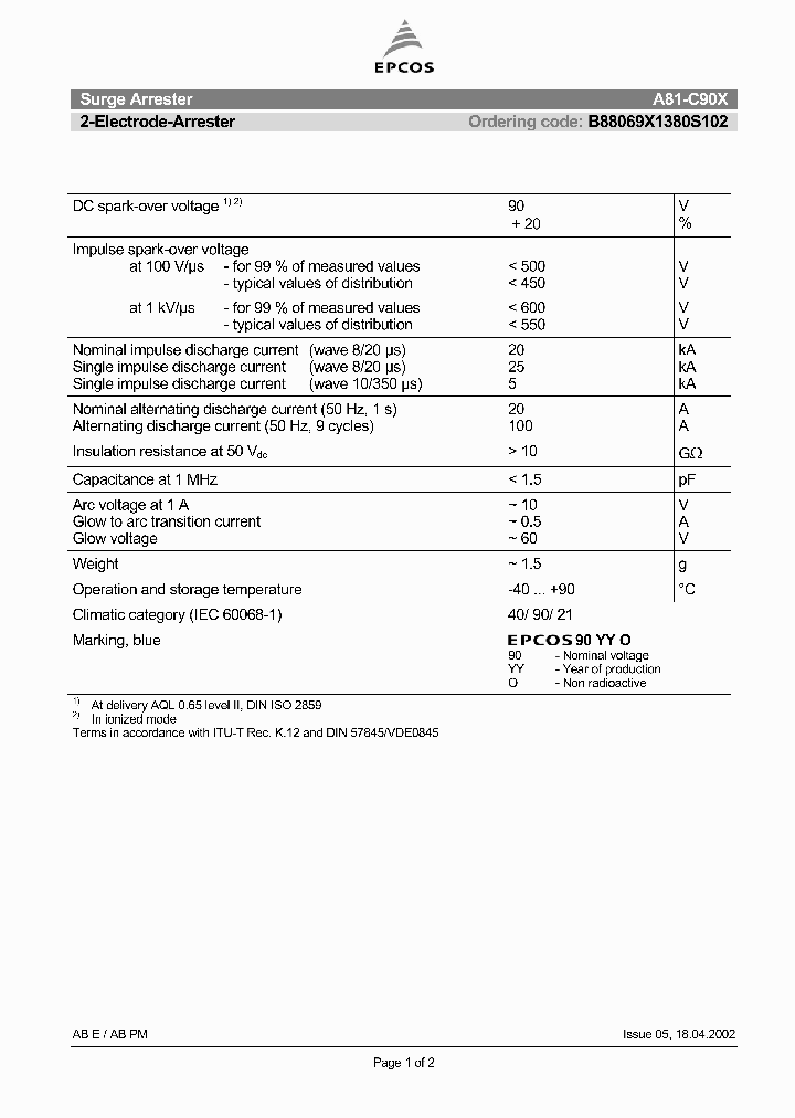 B88069X1380S102_1216490.PDF Datasheet