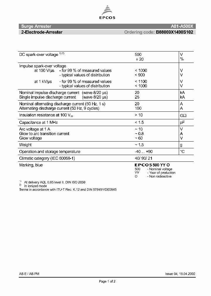 B88069X1490S102_1216492.PDF Datasheet