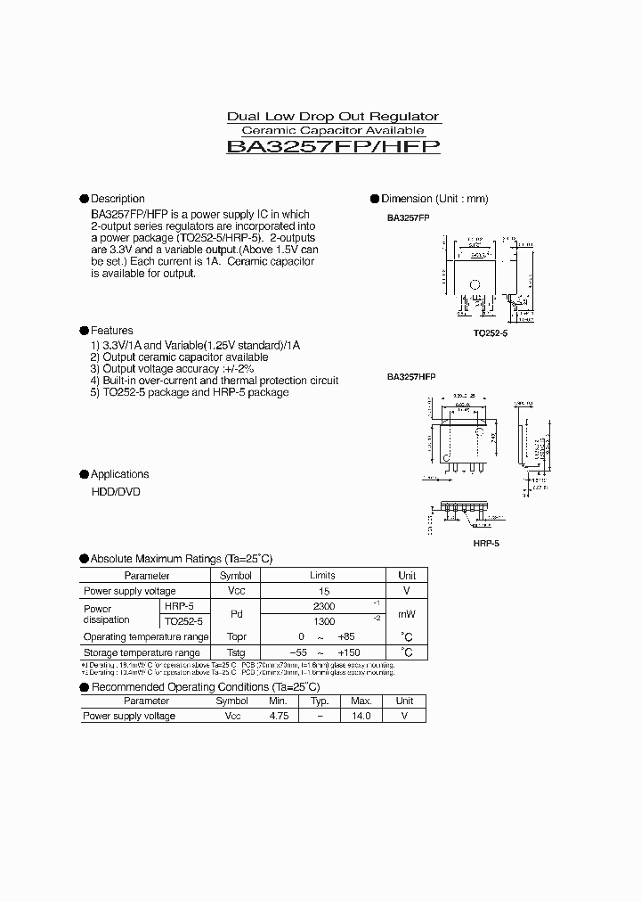 BA3257FPHFP_1216640.PDF Datasheet