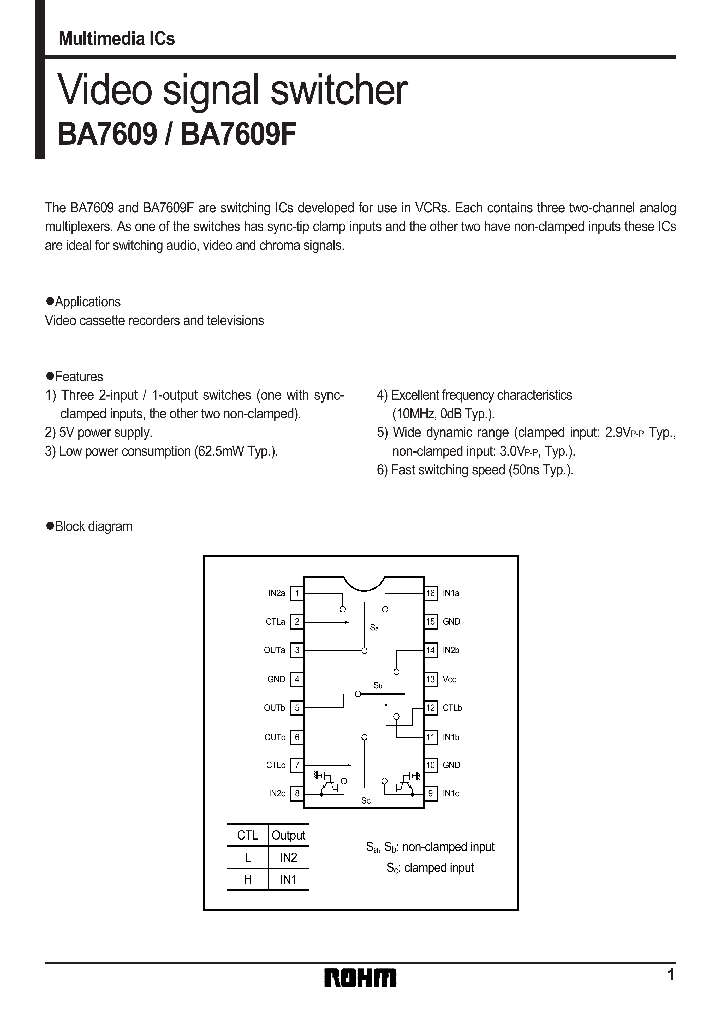 BA7609F_1216927.PDF Datasheet