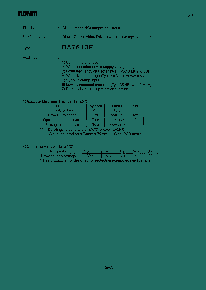 BA7613F_1216933.PDF Datasheet