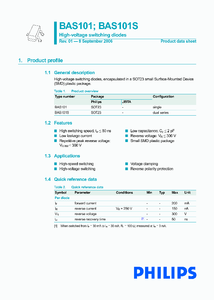 BAS101_1096317.PDF Datasheet