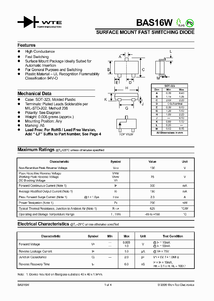 BAS16W06_1217148.PDF Datasheet