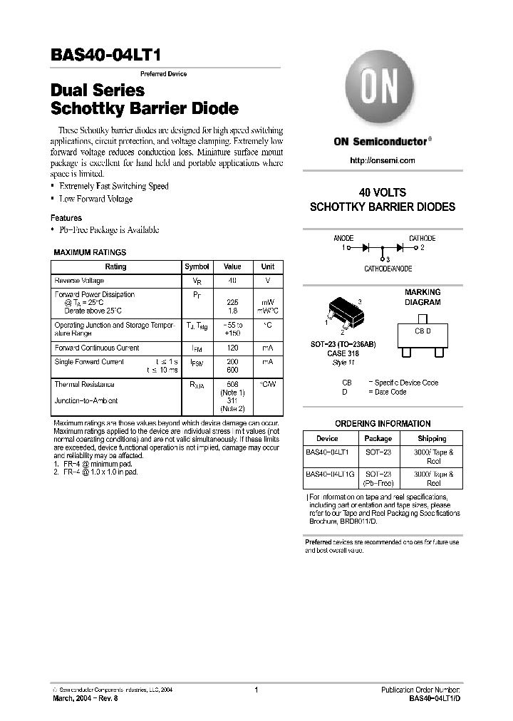 BAS40-04_1151452.PDF Datasheet