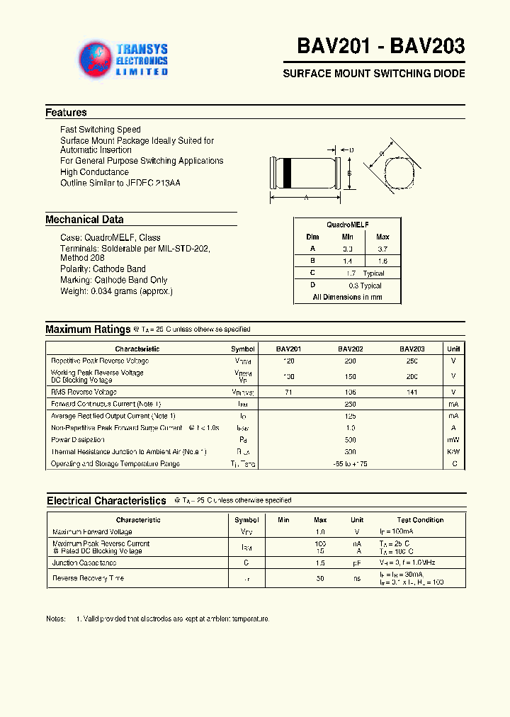 BAV203_1217504.PDF Datasheet