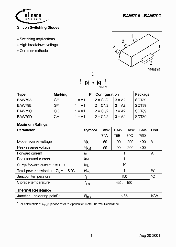 BAW79D_1217629.PDF Datasheet
