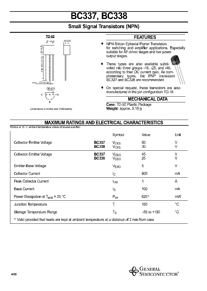 BC337_1058070.PDF Datasheet