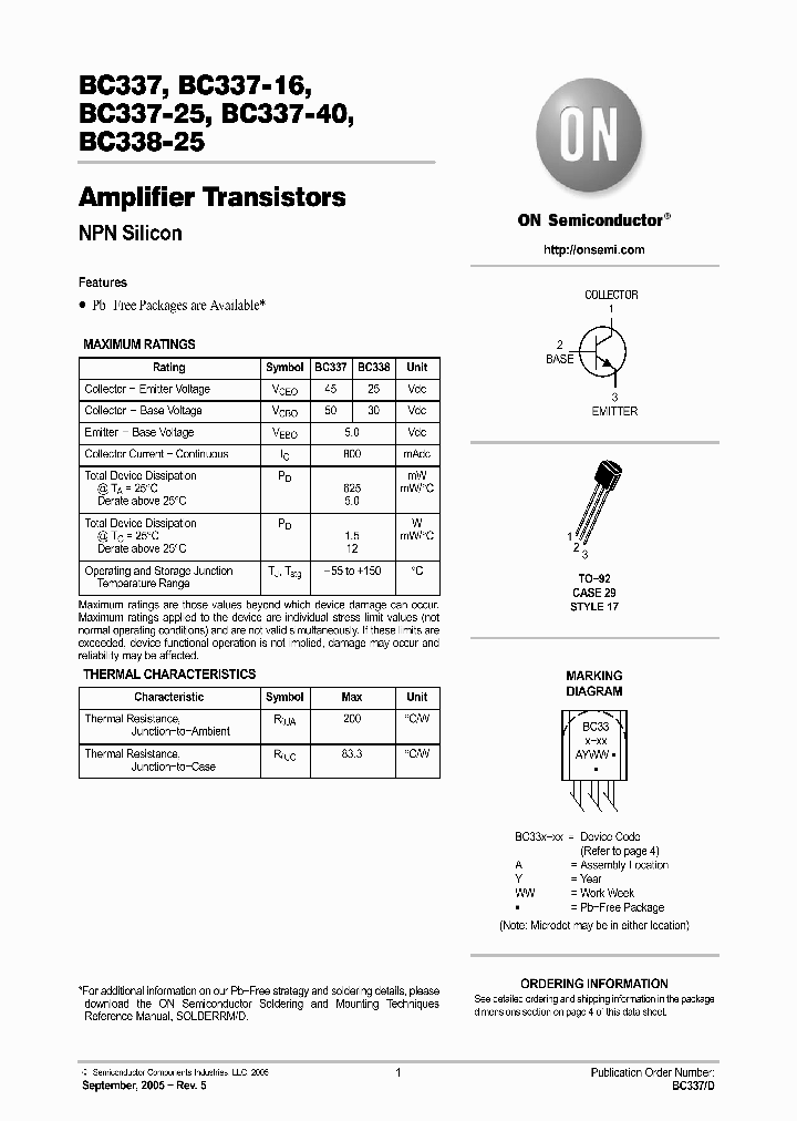 BC33705_1107289.PDF Datasheet