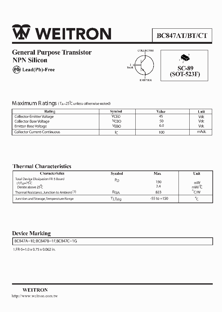 BC847BT_1087563.PDF Datasheet