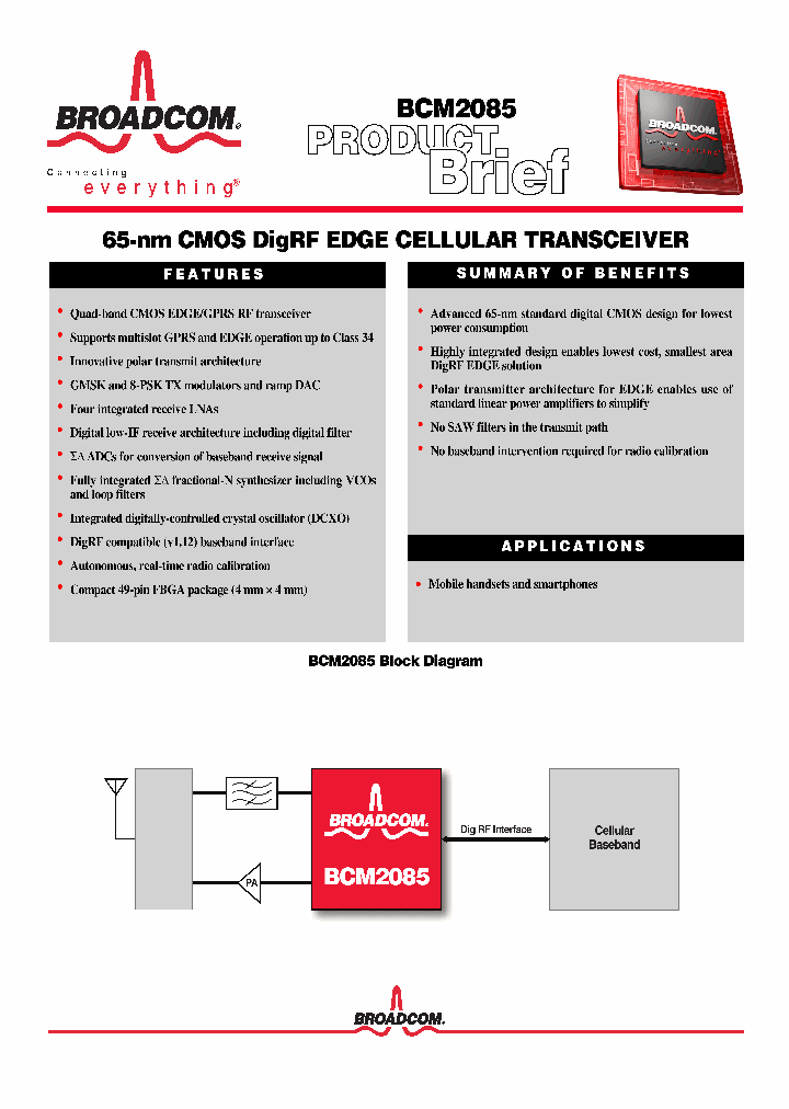 BCM2085_1119262.PDF Datasheet