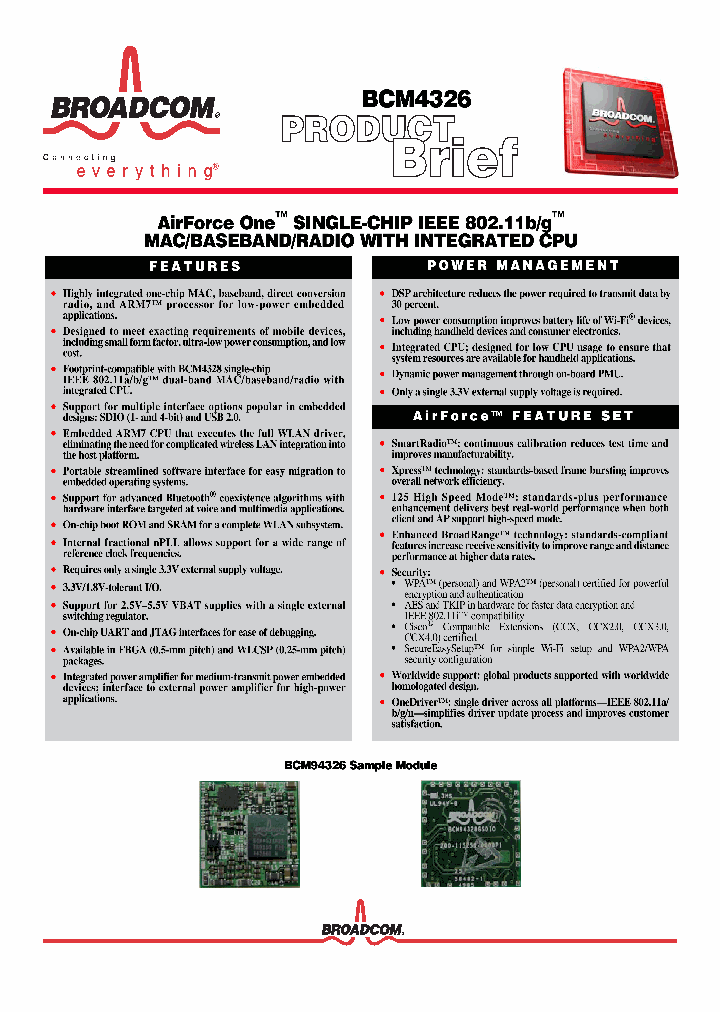 BCM4326_1078901.PDF Datasheet