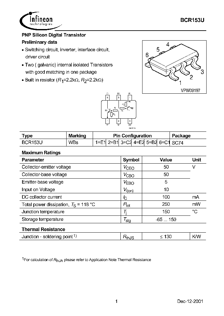 BCR153U_1218329.PDF Datasheet