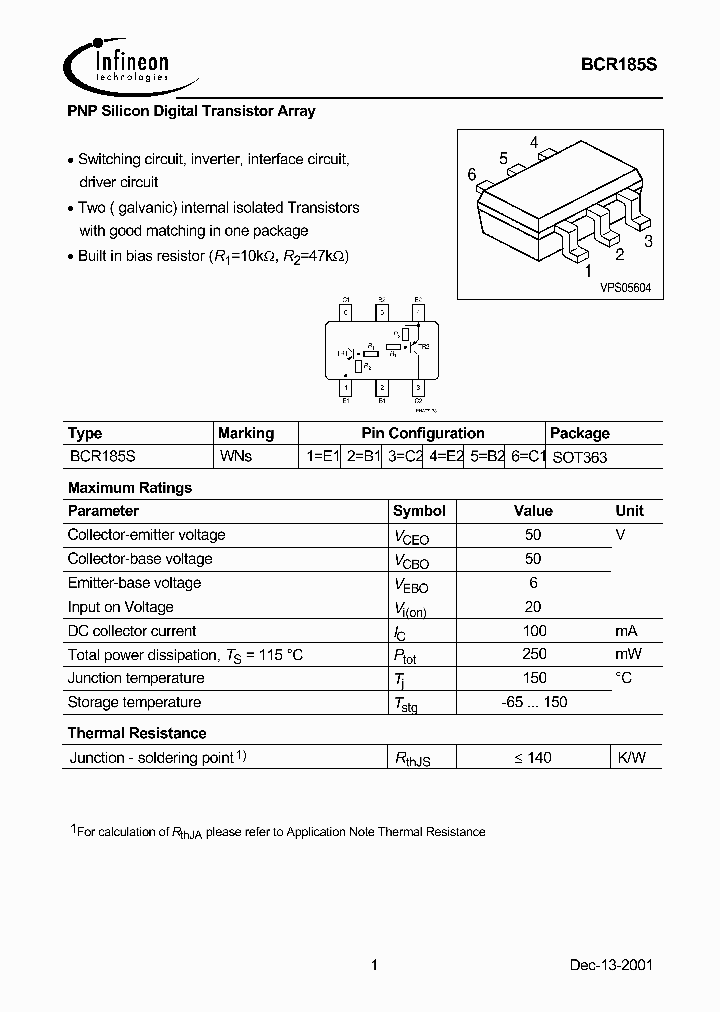 BCR185S_1056287.PDF Datasheet