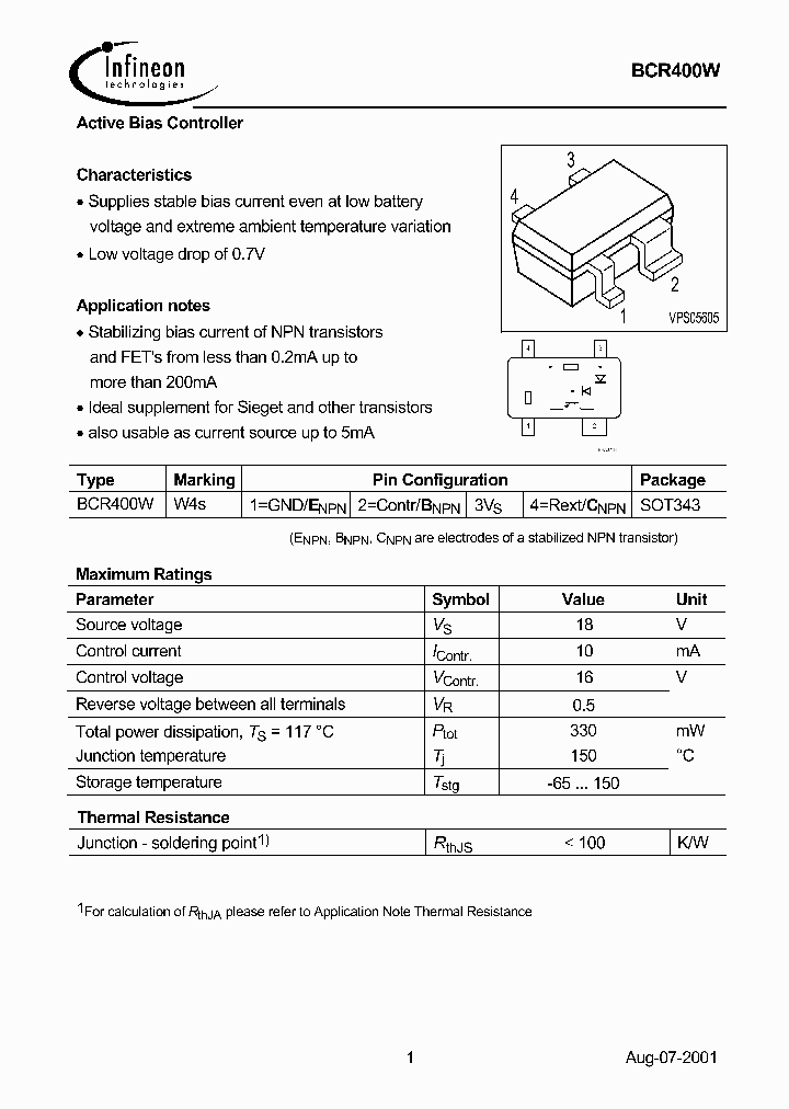 BCR400W_1152361.PDF Datasheet