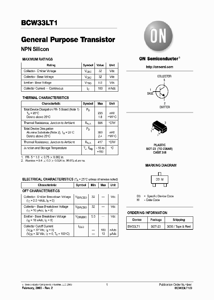 BCW33LT1_1218458.PDF Datasheet