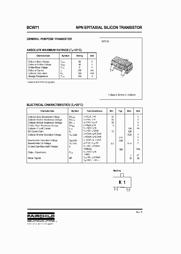 BCW71_1189450.PDF Datasheet