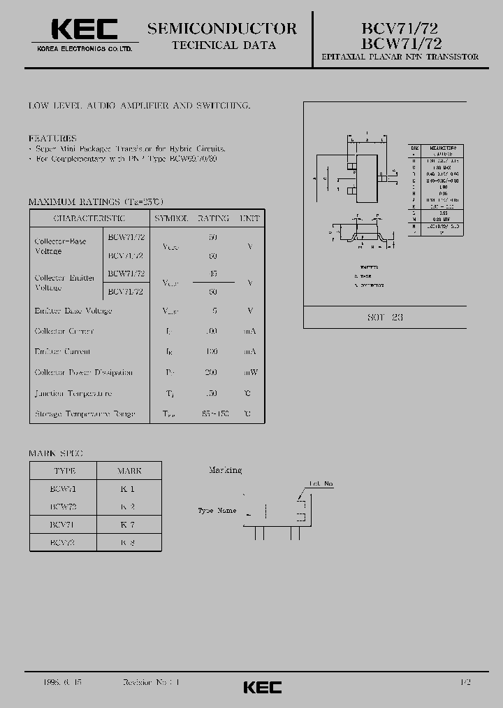 BCV71_1032598.PDF Datasheet