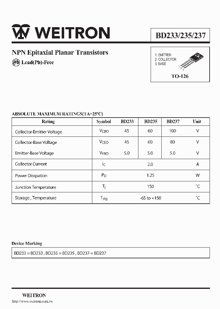 BD237_1086297.PDF Datasheet