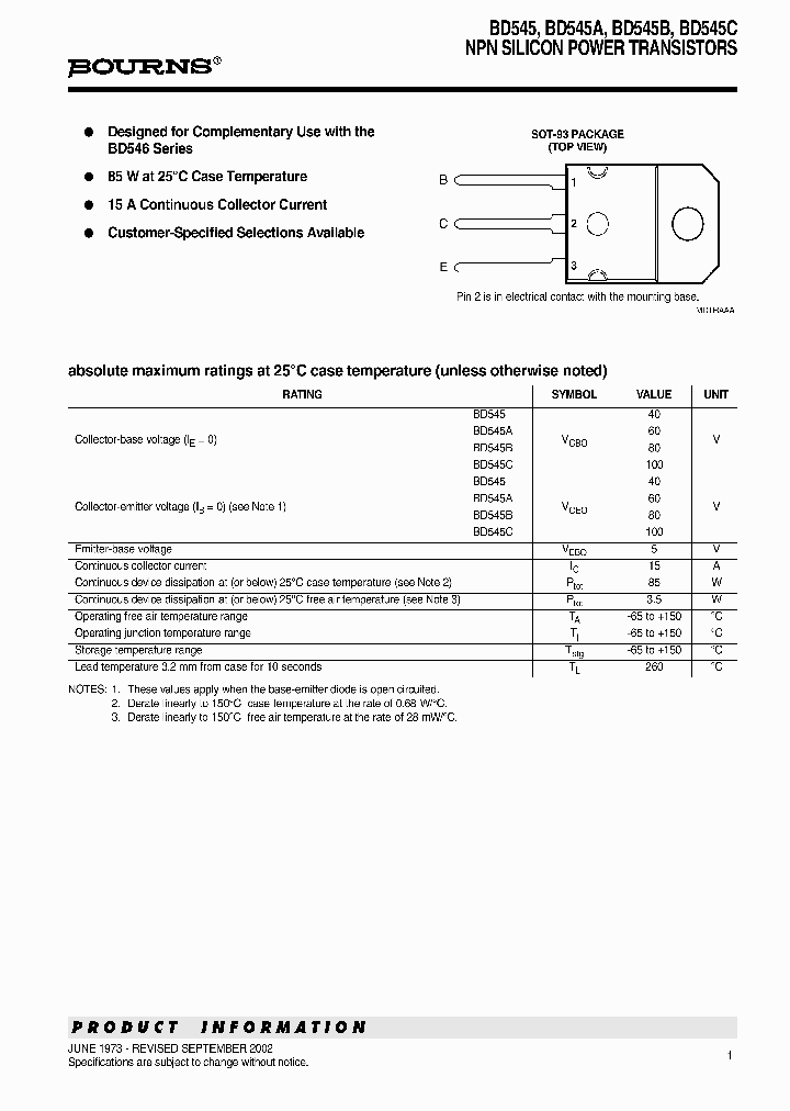 BD545_1104998.PDF Datasheet