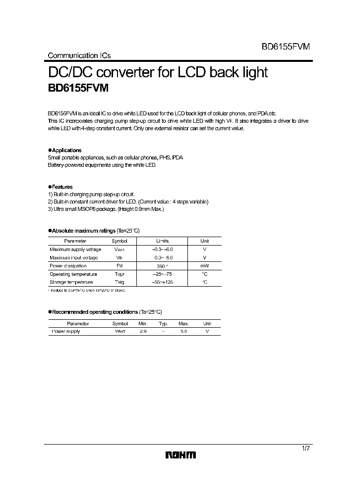BD6155FVM_1218781.PDF Datasheet