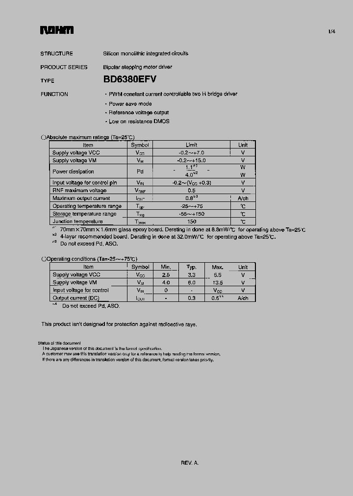 BD6380EFV_1147107.PDF Datasheet