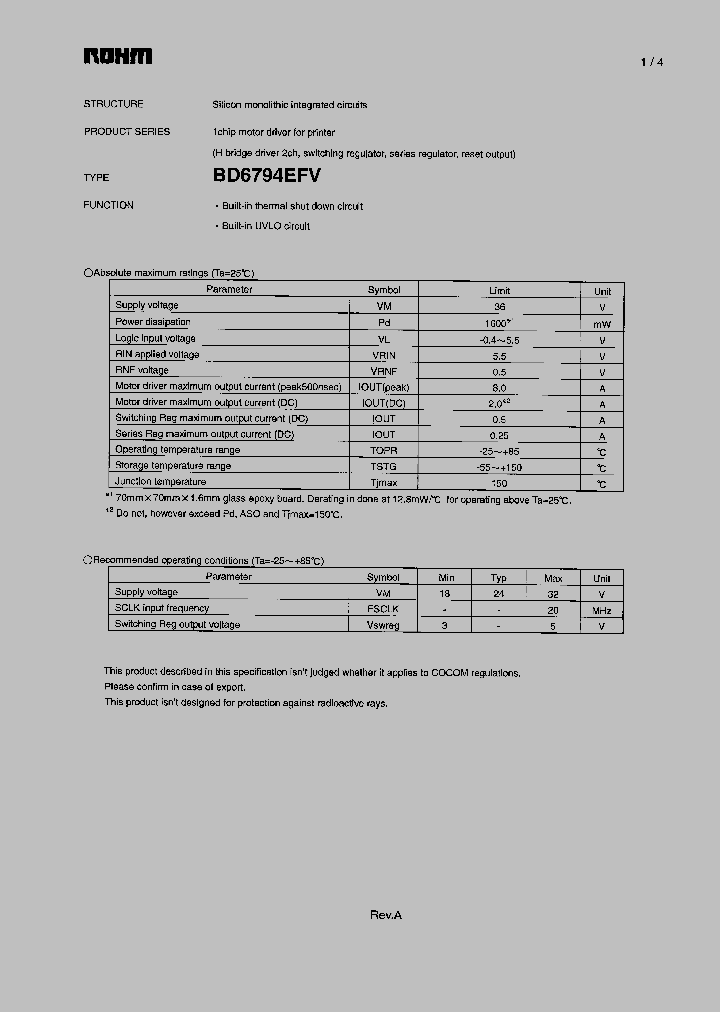 BD6794EFV_1218812.PDF Datasheet
