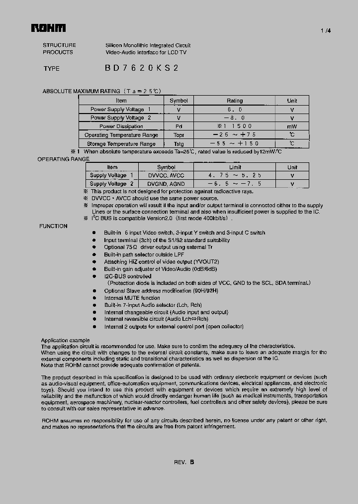 BD7620KS2_1218844.PDF Datasheet